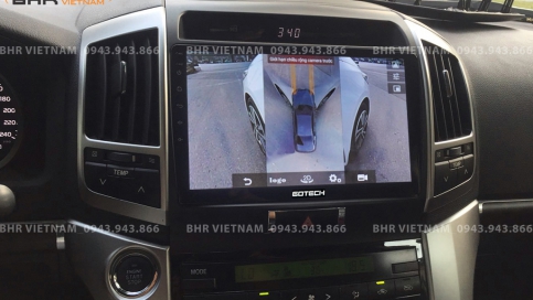 Màn hình DVD Android liền camera 360 Toyota Land Cruiser 2008 - 2015 | Gotech GT360